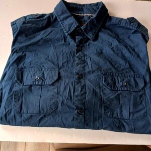 J.Ferrar men's collard button down shirt.